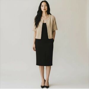 Talbots Vintage Collection Italian Yarn Sweater Topper Size M